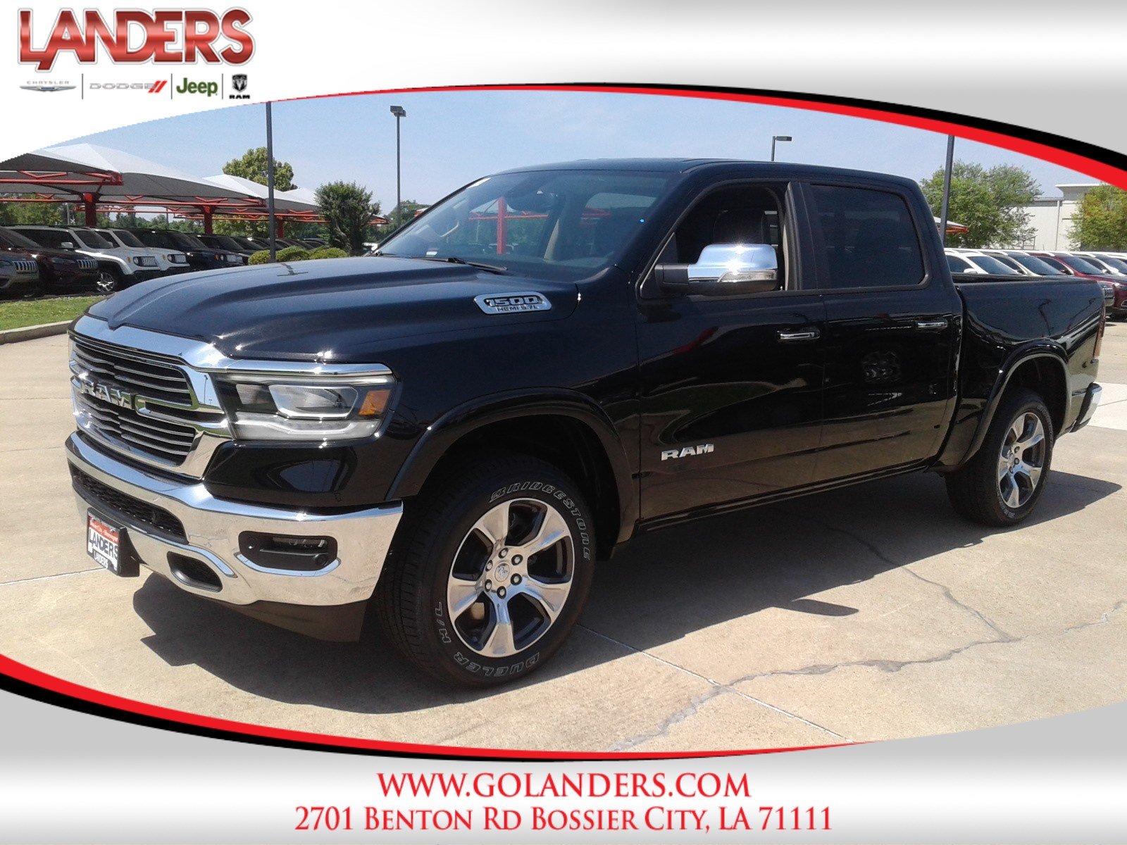 New 2019 Ram All New 1500 Laramie Crew Cab In Bossier City Kn506915 Landers Dodge Chrysler 5332